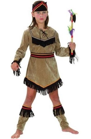 Disfraz infantil India Flecos.