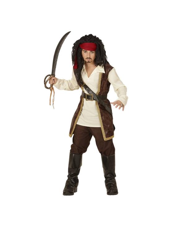 Disfraz Jack Sparrow Piratas Caribe talla infantil