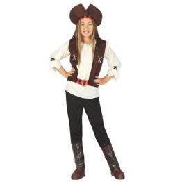 Disfraz infantil niña Pirata de los Siete mares