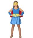 Disfraz infantil niña Superheroína Azul .