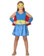 Disfraz infantil niña Superheroína Azul .