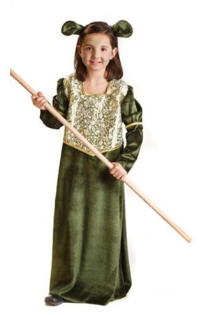 Disfraz infantil Ogra Fiona Shrek.