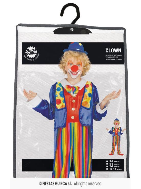 Disfraz infantil Payaso Feliz.