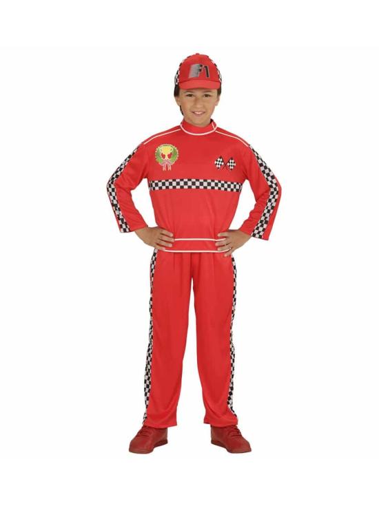 Disfraz  Piloto F-1 Ferrari para niños