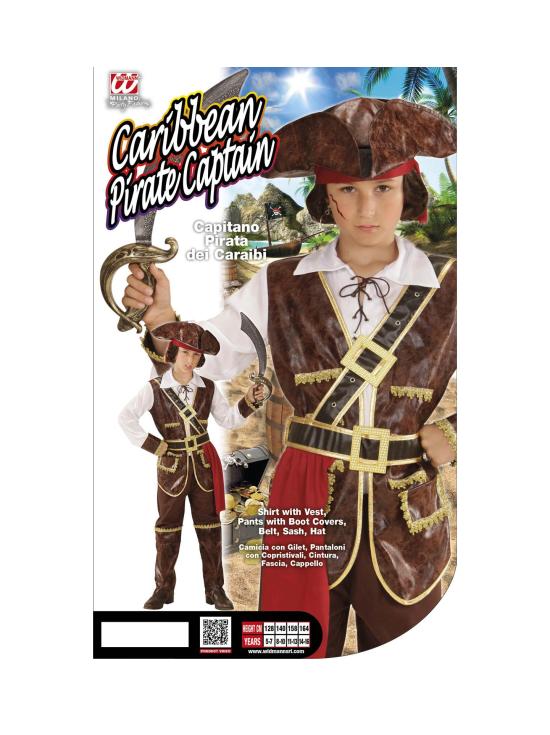 Disfraz Pirata Roba Tesoros para niños