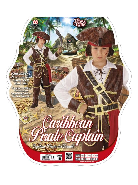 Disfraz Pirata Roba Tesoros para niños