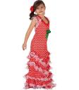Disfraz infantil Sevillana Roja Royal.