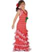 Disfraz infantil Sevillana Roja Royal.