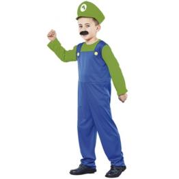 Disfraz infantil Super Mario Bros Luigi niño