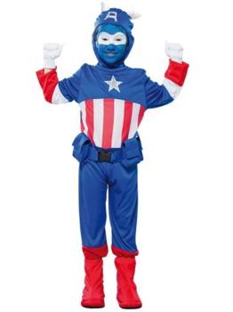 Disfraz infantil Superhéroe Capitán Americ