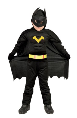 Disfraz infantil Superhéroe Murciélago Musculoso .