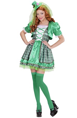 Disfraz Irlandesa San Patrick adulta