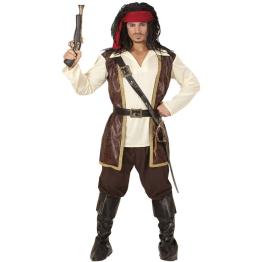 Disfraz de Jack Sparrow Piratas Caribe adulto