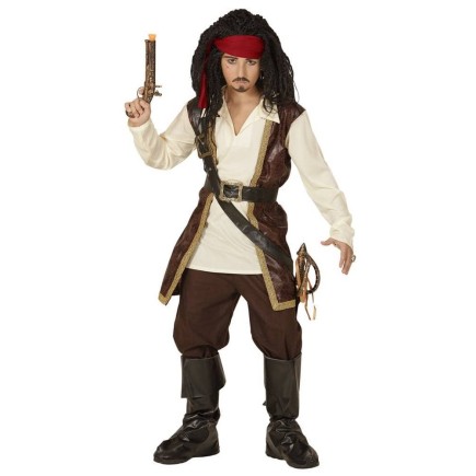 new year halloween costume for kids girls pirate captain jack sparrow ...