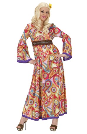 Disfraz Jefa Hippie  mujer