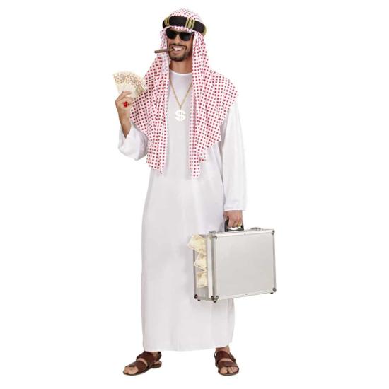 Disfraz Jeque Árabe para adulto > Disfraces para Hombres > Disfraces Países  del Mundo Hombres > Disfraces de Arabes para Hombre > Disfraces para Adultos
