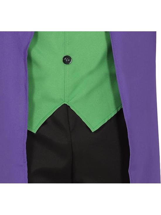 Disfraz Joker para Adulto Hombre – Gabardina, Chaleco, Corbata y Camisa