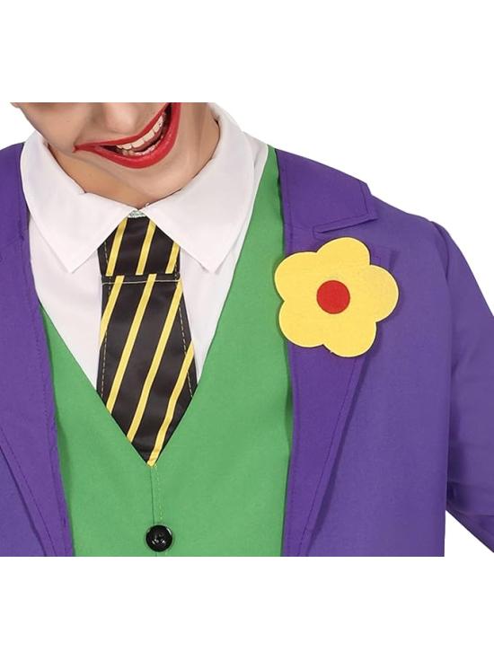 Disfraz Joker para Adulto Hombre – Gabardina, Chaleco, Corbata y Camisa