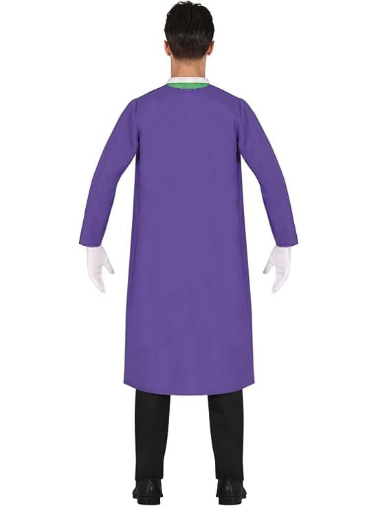 Disfraz Joker para Adulto Hombre – Gabardina, Chaleco, Corbata y Camisa