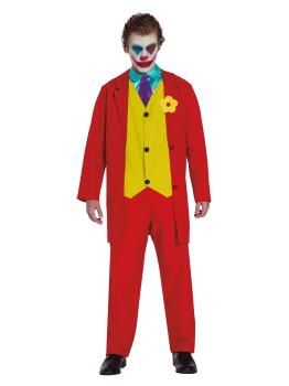 Disfraz Joker Rojo para adulto