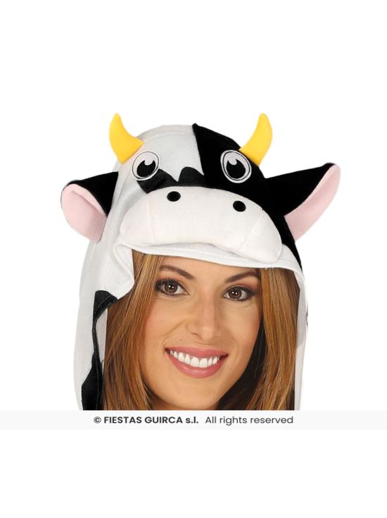 Disfraz Kigurumimi Vaca con Capucha para Adulto
