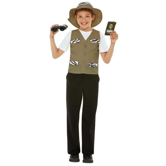 Set explorador para niño (chaqueta, sombrero, prismáticos