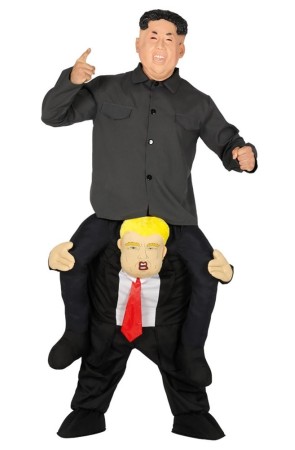 Disfraz Koreano a Hombros de Trump talla adulto