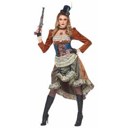 Disfraz Lady Steampunk Retro. adulta