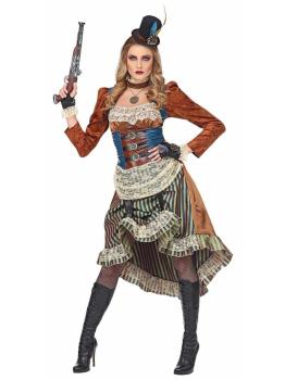 Disfraz Lady Steampunk Retro. adulta