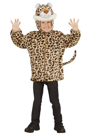 Disfraz leopardo de peluche inafantil