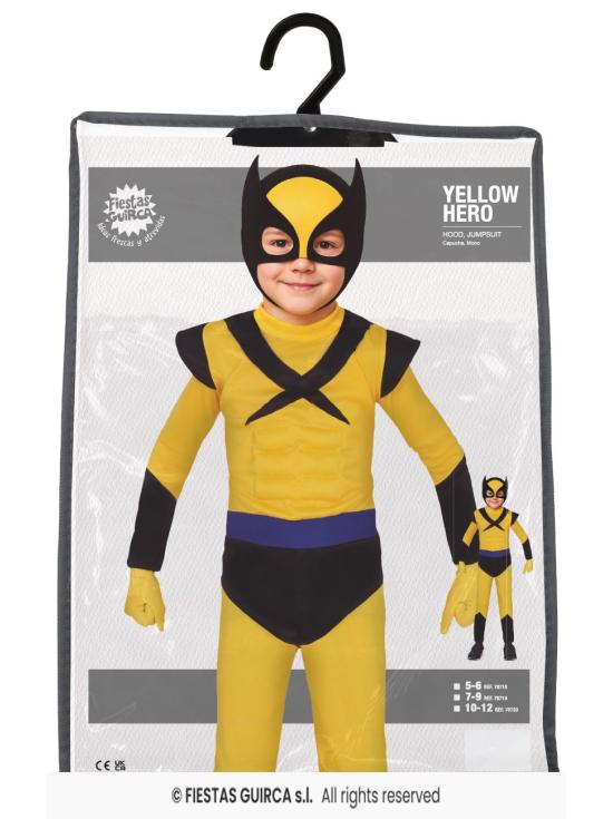 Disfraz Lobezno X-Men Económico para Niño