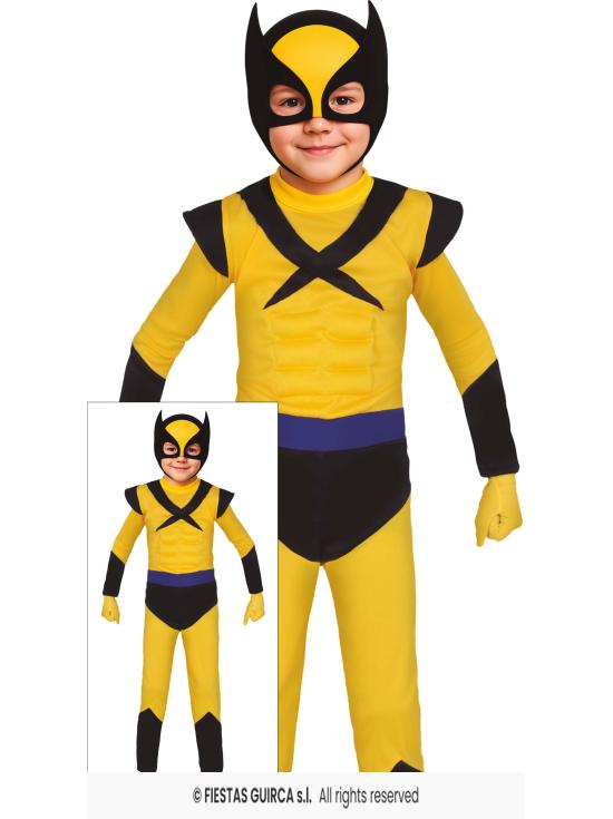 Disfraz Lobezno X-Men Económico para Niño