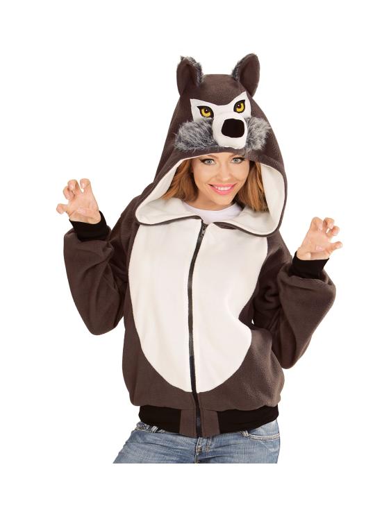 Disfraz Lobo Sudadera con Capucha Unisex