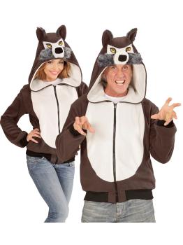 Disfraz Lobo Sudadera con Capucha Unisex