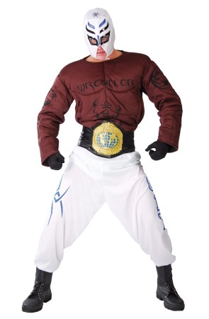 Disfraz adulto Luchado Lucha Libre talla 52-54