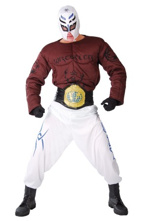 Disfraz adulto Luchado Lucha Libre