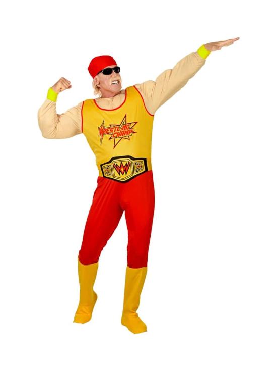 Disfraz Luchador Wrestling Hulk Hogan talla adulto