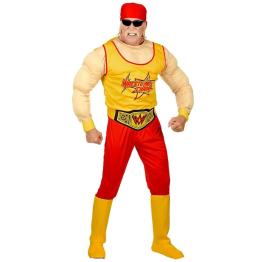 Disfraz Luchador Wrestling Hulk Hogan talla adulto