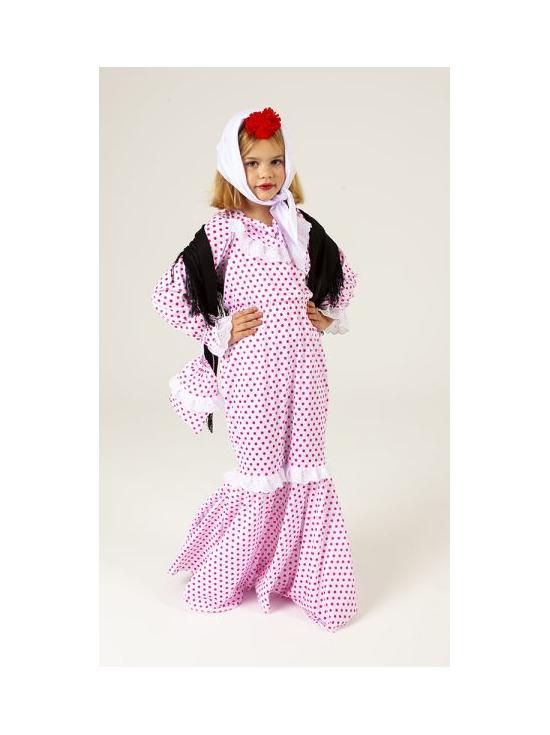 Disfraz Madrileña Lujo talla niña