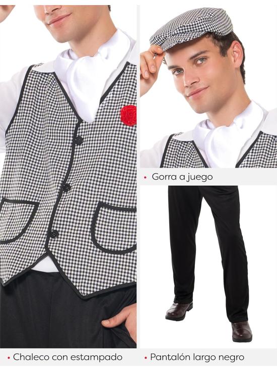 Disfraz  Madrileño Económico talla Hombre