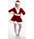 Disfraz adulta Mama Noel Profesional Lujo talla M