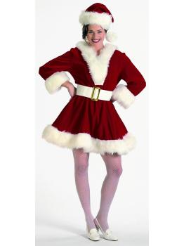 Disfraz adulta Mama Noel Profesional Lujo talla M