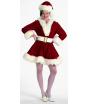 Disfraz adulta Mama Noel Profesional Lujo talla M