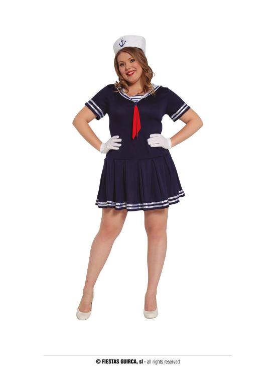 Disfraz Marinera Azul sexy talla Mujer adulta