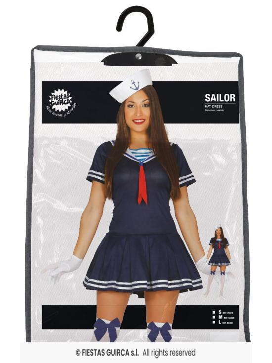 Disfraz Marinera Azul sexy talla Mujer adulta