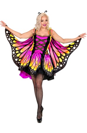 Disfraz Mariposa Rosa para adulta