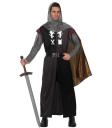 Disfraz Medieval Caballero Cristiano Gris para Adulto