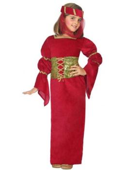 Disfraz Medieval Lady Ginebra Corte para Niña