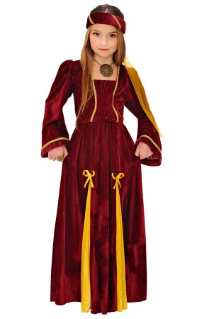 Disfraz Medieval Princesa Ginebra para Niña