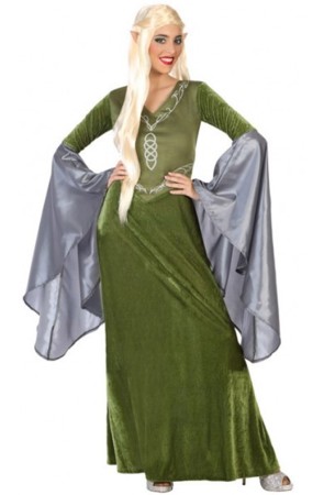 Disfraz Medieval Reina Elfa para adulta